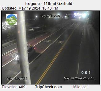 Traffic Cam Eugene - 11th at Garfield